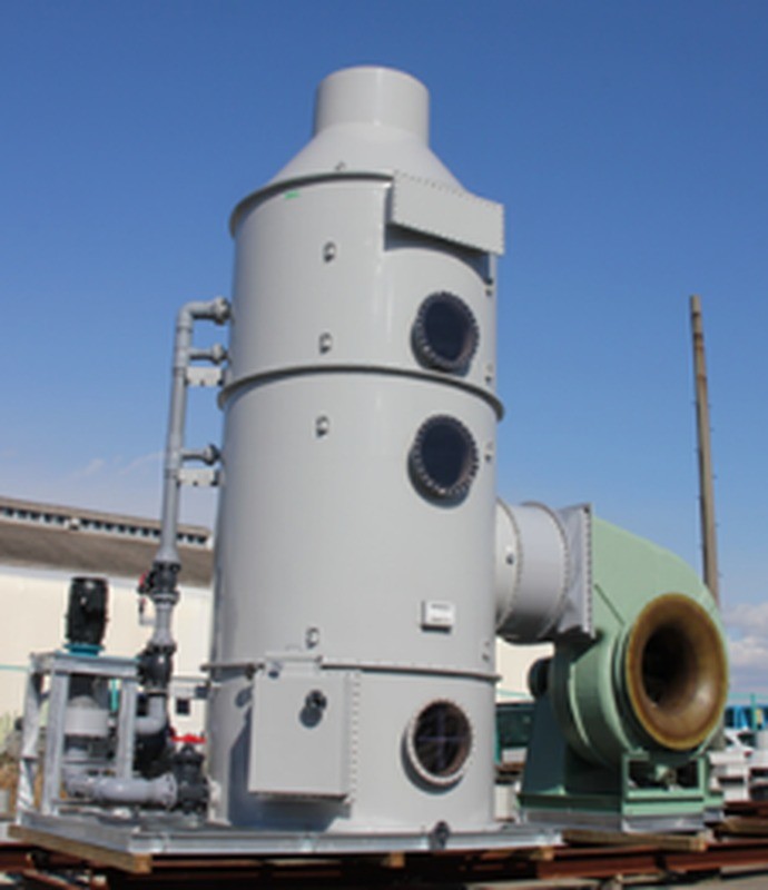 FRP製汎用スプレー塔 TES-M形(改良)シリーズを販売開始。